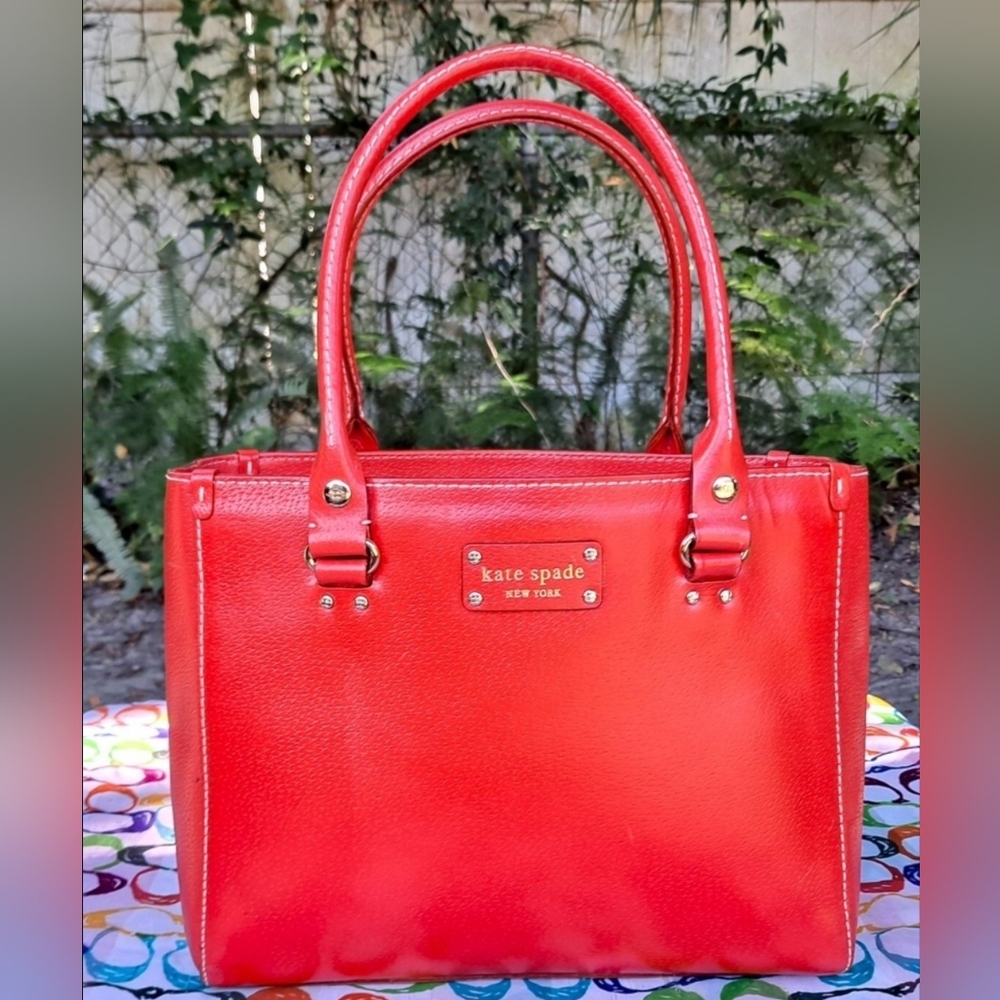 Kate Spade Wellesley Quinn Bold Red Satchel